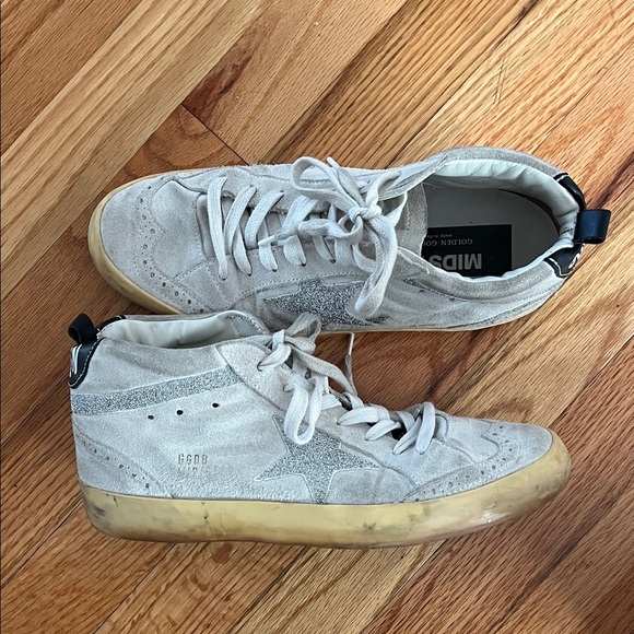 GOLDEN GOOSE GGD suede wingtip high top size 38 - Picture 1 of 9